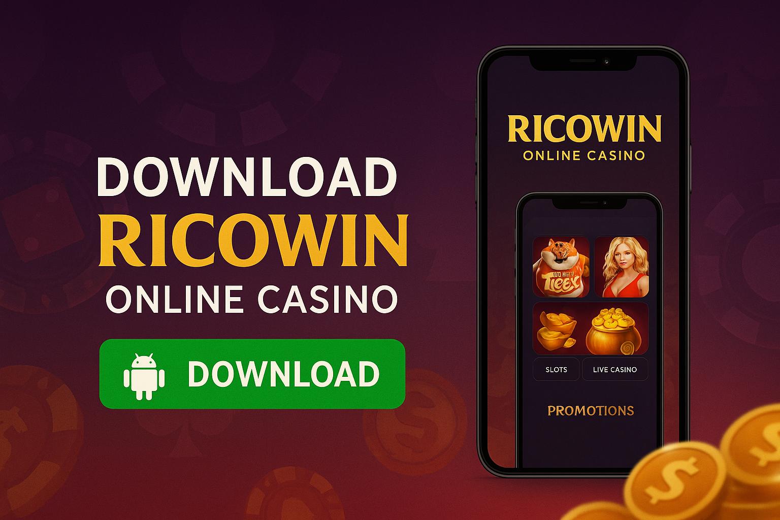 Baixar o RICOWIN Cassino App
