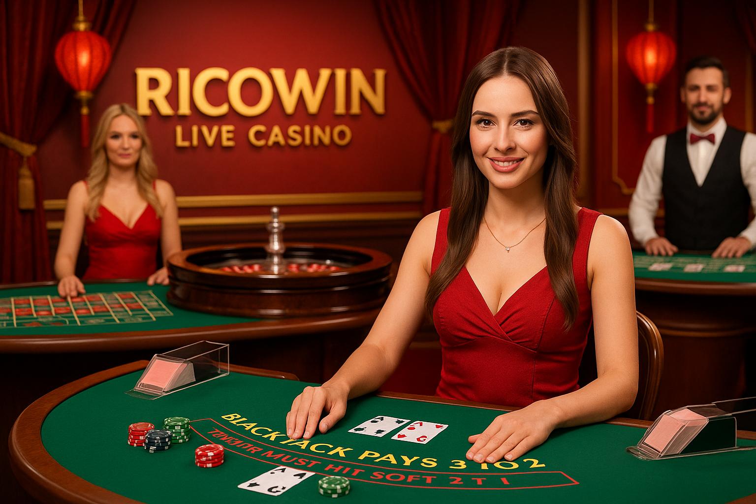O RICOWIN Live Casino lança promoções regularmente