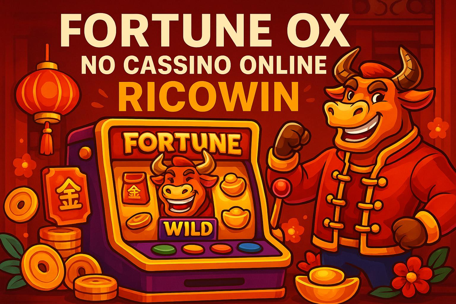 Fortune Ox no RICOWIN - Aposte Agora e Reivindique Seus Ganhos
