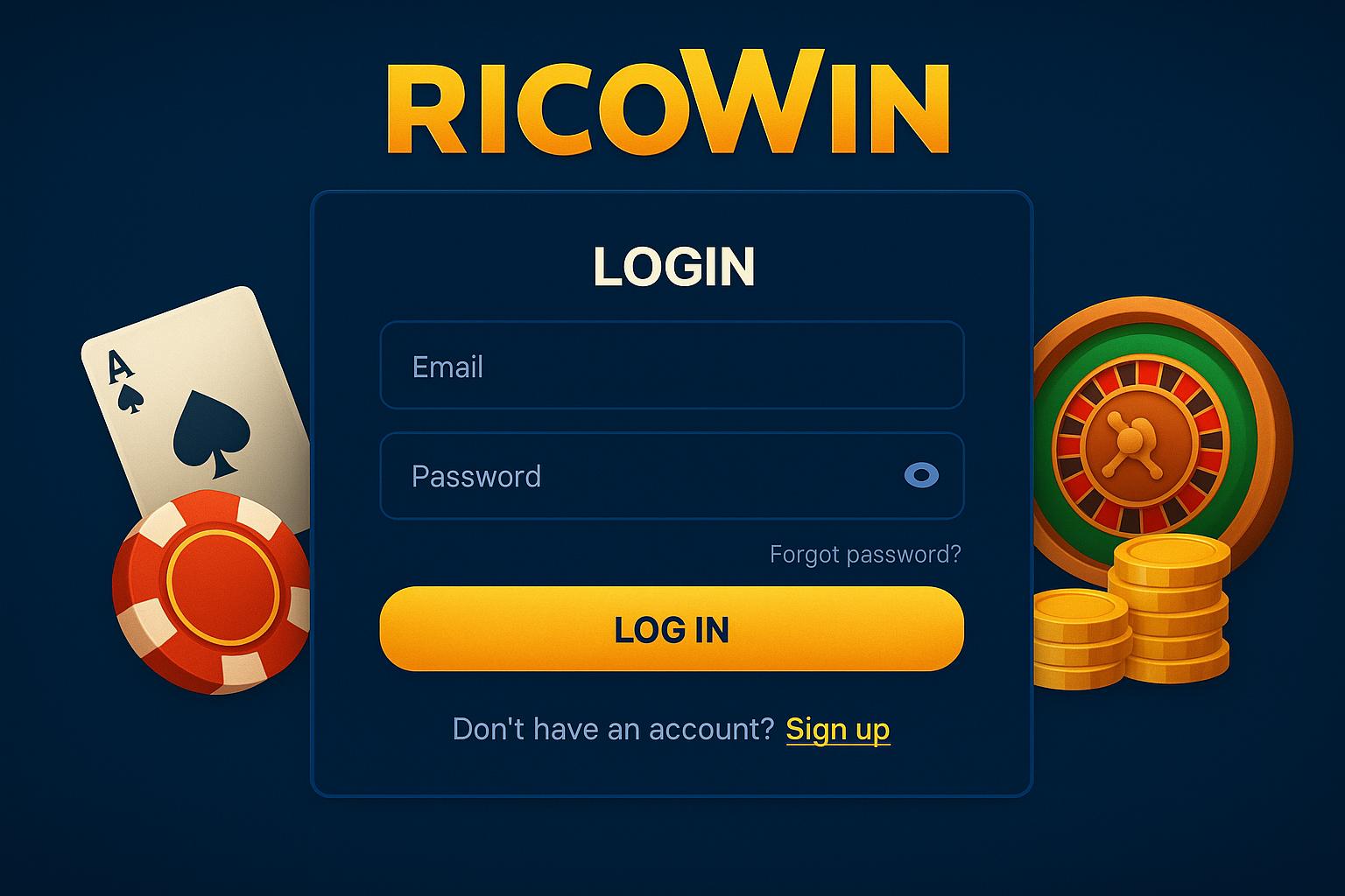 Registro na RICOWIN   Garante Acesso a uma Vasta Seleção de jogo